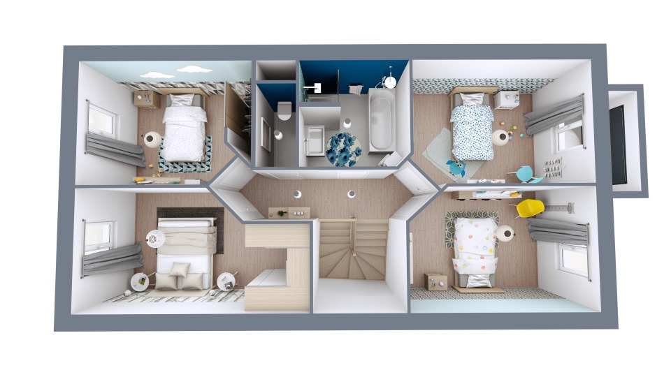 Programme immobilier neuf AMGradignan510-1 4 - Terrain et Maison à construire - Gradignan