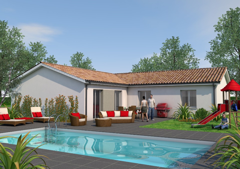 FD2138868 1 - Terrain et Maison à construire - Saint-Christophe