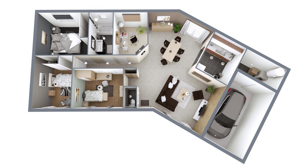 Programme immobilier neuf CR2143252 2 - Terrain et Maison à construire - Nieul-lès-Saintes