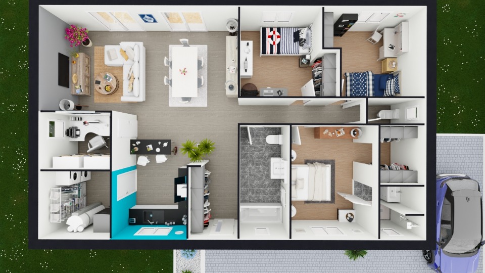 Programme immobilier neuf BV2144750 1 - Terrain et Maison à construire - Portets