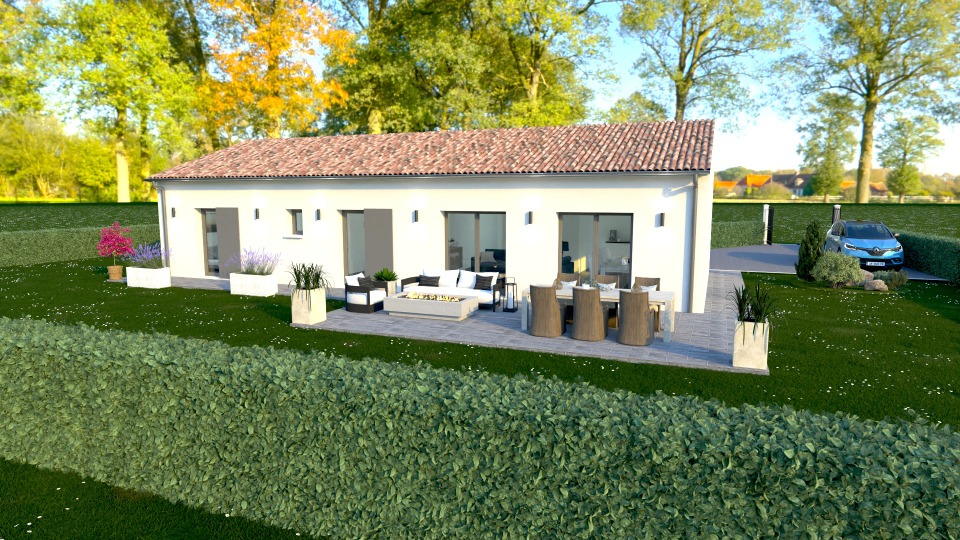 BV2144768 1 - Terrain et Maison à construire - Saint-Michel-de-Rieufret