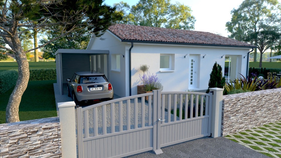 Photo FH2146345 1 - Terrain et Maison à construire - Saint-Caprais-de-Bordeaux image 1/3
