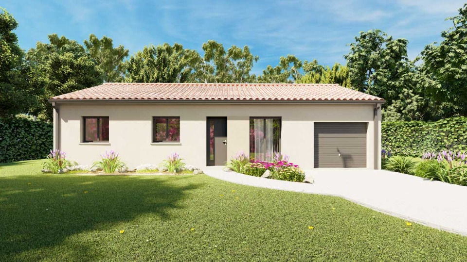 Photo FD2146397 1 - Terrain et Maison à construire - Salleboeuf image 2/5