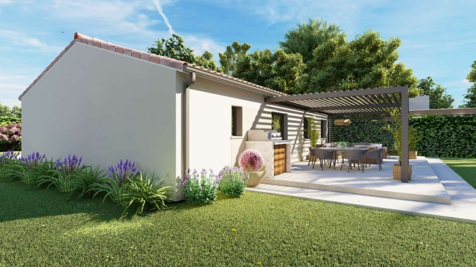 Photo FD2146397 1 - Terrain et Maison à construire - Salleboeuf image 3/5