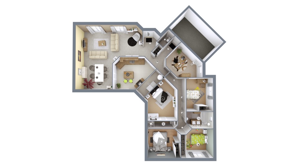 Programme immobilier neuf RG2147323 3 - Terrain et Maison à construire - Serres-et-Montguyard