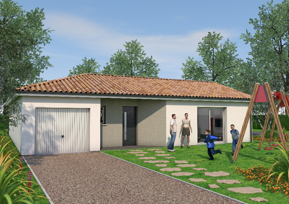 Photo LC2147783 4 - Terrain et Maison à construire - Mios image 2/5