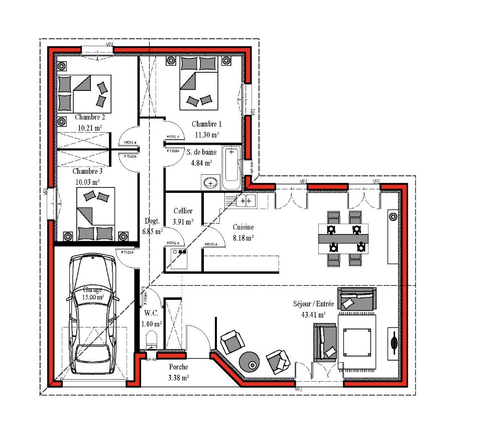 Photo LC2147783 4 - Terrain et Maison à construire - Mios image 3/5
