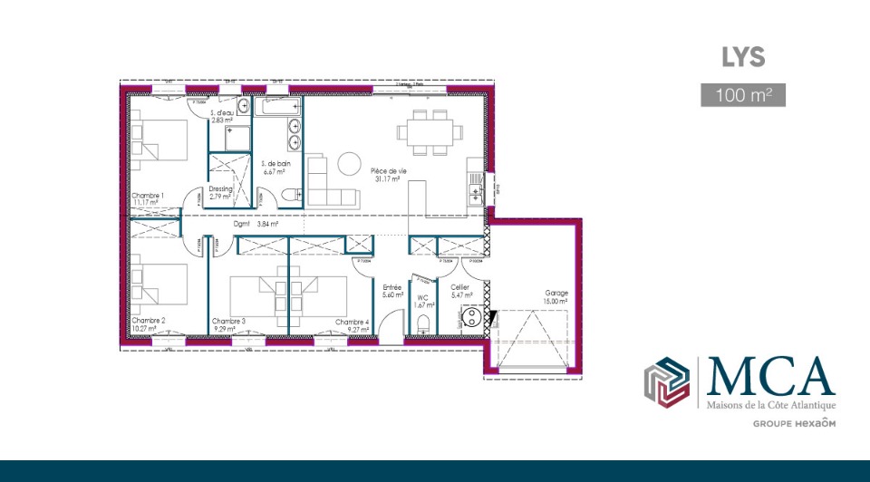 Photo AD2149132 3 - Terrain et Maison à construire - Saubion image 3/5