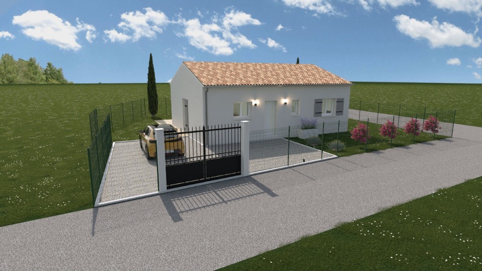 Photo BV2150513 1 - Terrain et Maison à construire - Baigneaux image 2/4