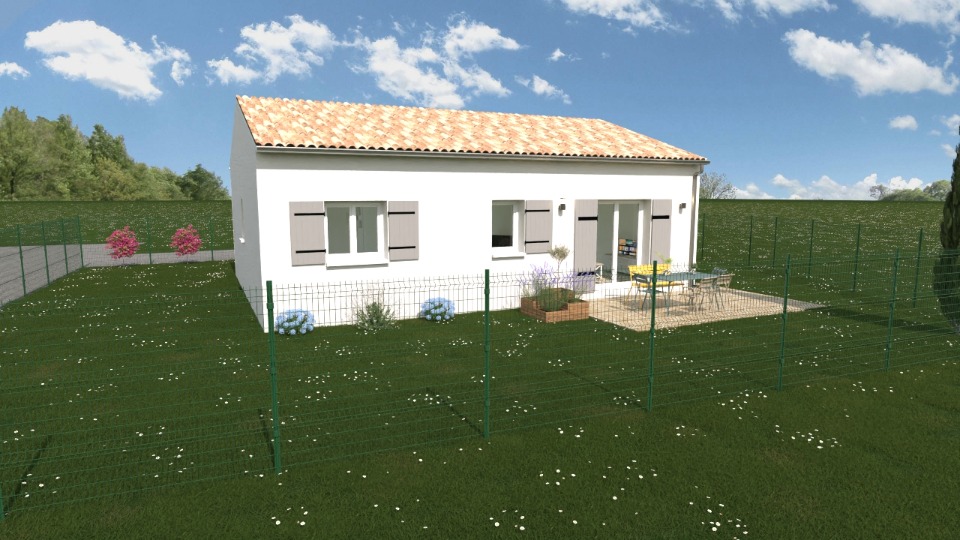Photo BV2150513 1 - Terrain et Maison à construire - Baigneaux image 3/4