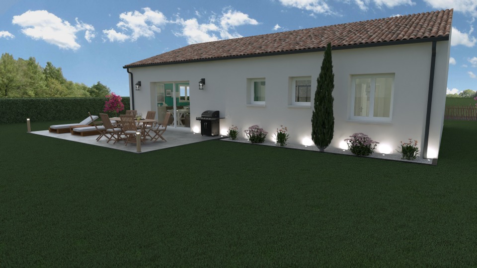 BV2150516 2 - Terrain et Maison à construire - Roaillan