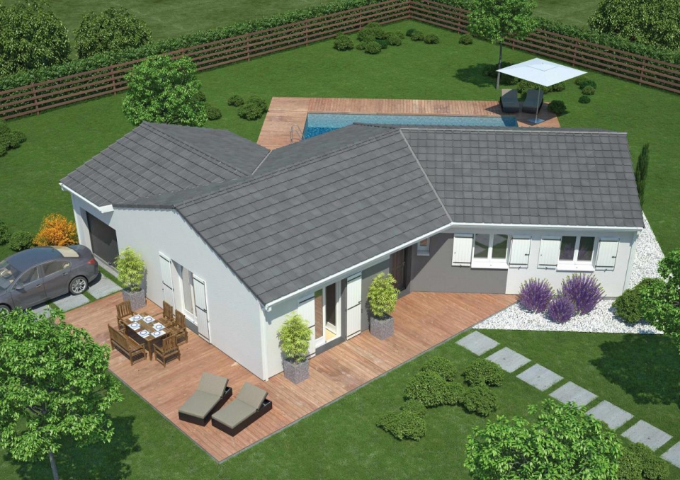 Photo CR2154597 3 - Terrain et Maison à construire - Salles-sur-Mer image 2/5