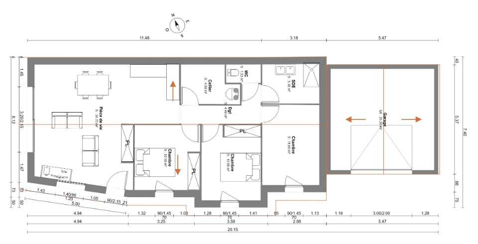 Photo LC2149487 1 - Terrain et Maison à construire - Parentis-en-Born image 5/5