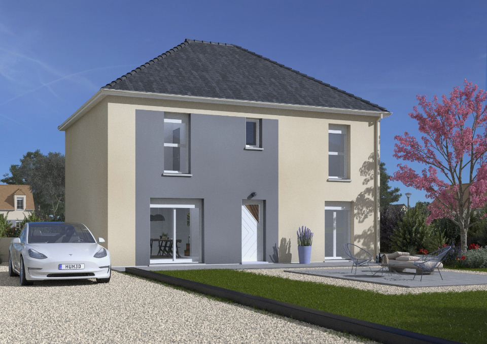 maison à construire de 124m2 à Oissery