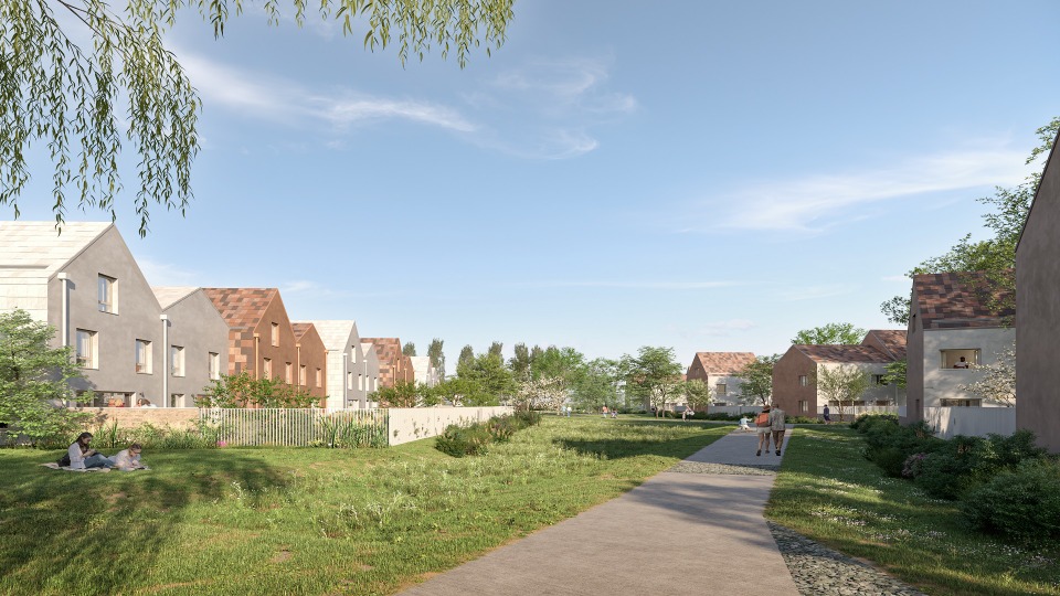 terrain viabilisé de 543m2 en vente à La Norville