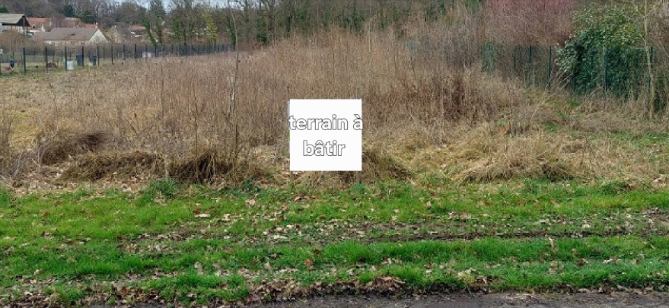 terrain constructible de 1100m2 disponible à Nanteau-sur-Lunain (77710)