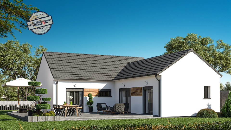 Jolie maison à construire de 94m2 à Saint-Léger-en-Yvelines (78610)