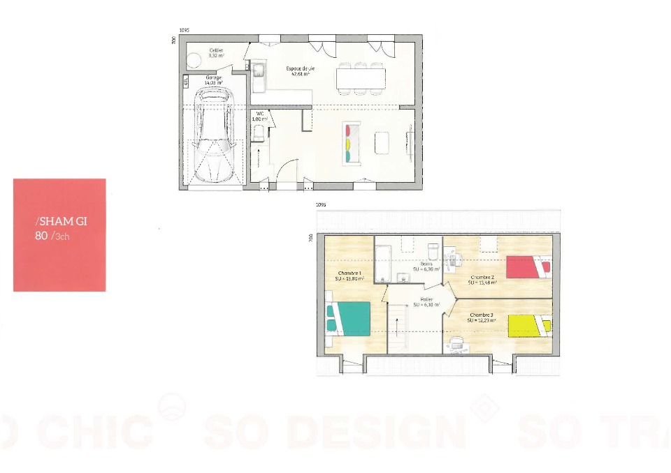 maison de 80m2 en vente à Maule