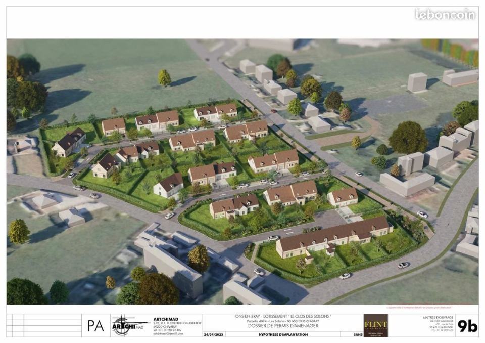 Très beau terrain en vente à Ons-en-Bray