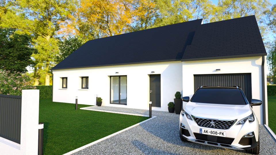 Maison &agrave; construire &agrave; La Chapelle-Taillefert (23000)