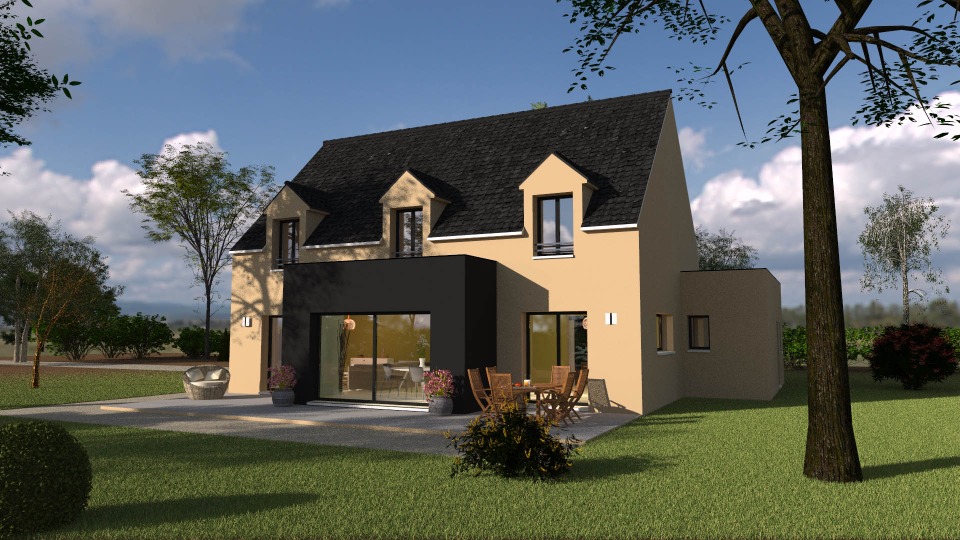 maison à construire de 162m2 à Gressey