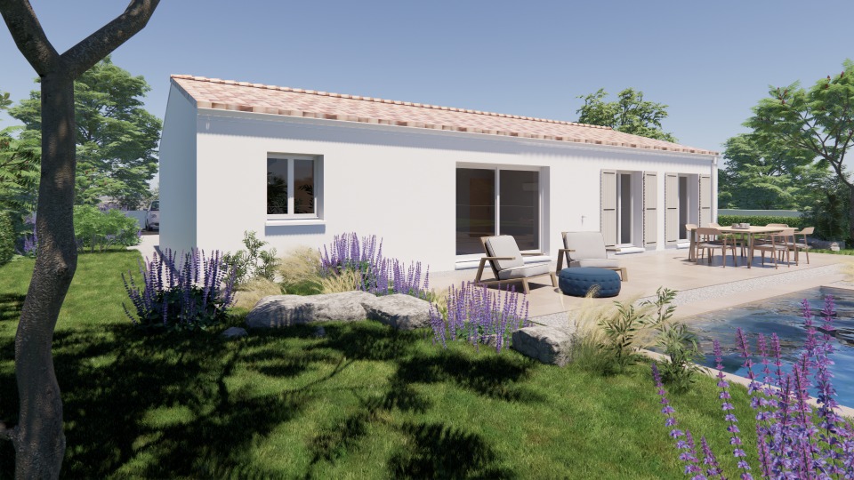 Maison &agrave; construire &agrave; Le Chay (17600)