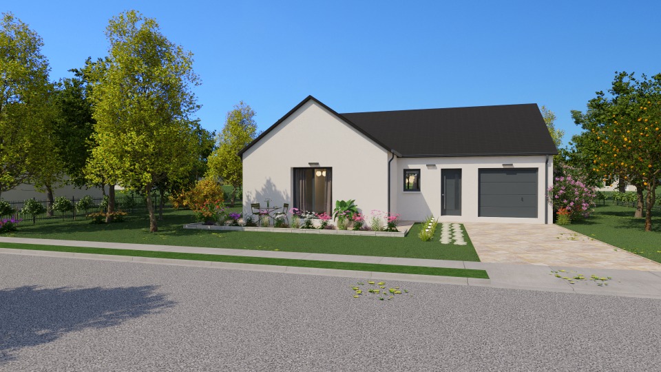 Maison à construire à Bléré (37150)