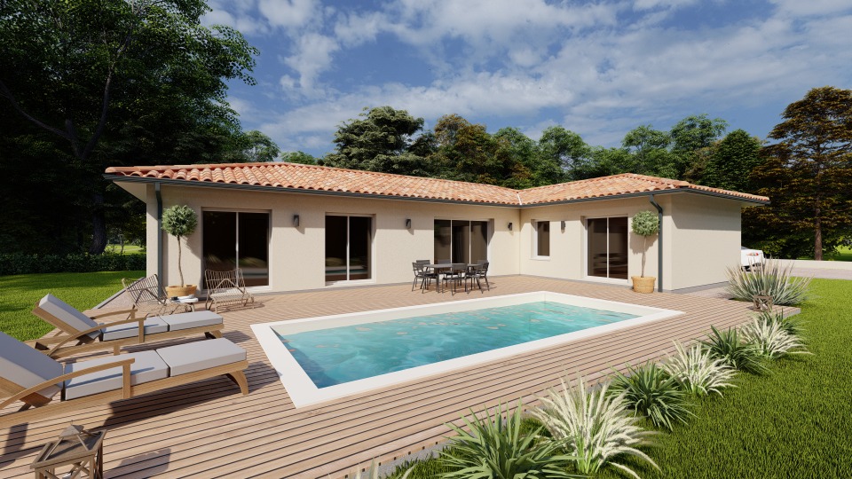 Maison neuve à Milhac (46300)