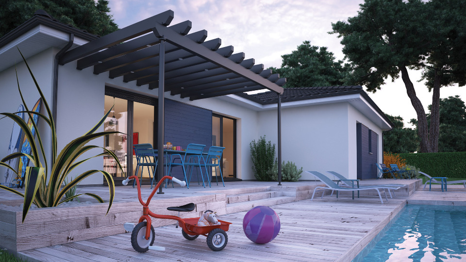 Maison &agrave; construire &agrave; La Teste-de-Buch (33260)
