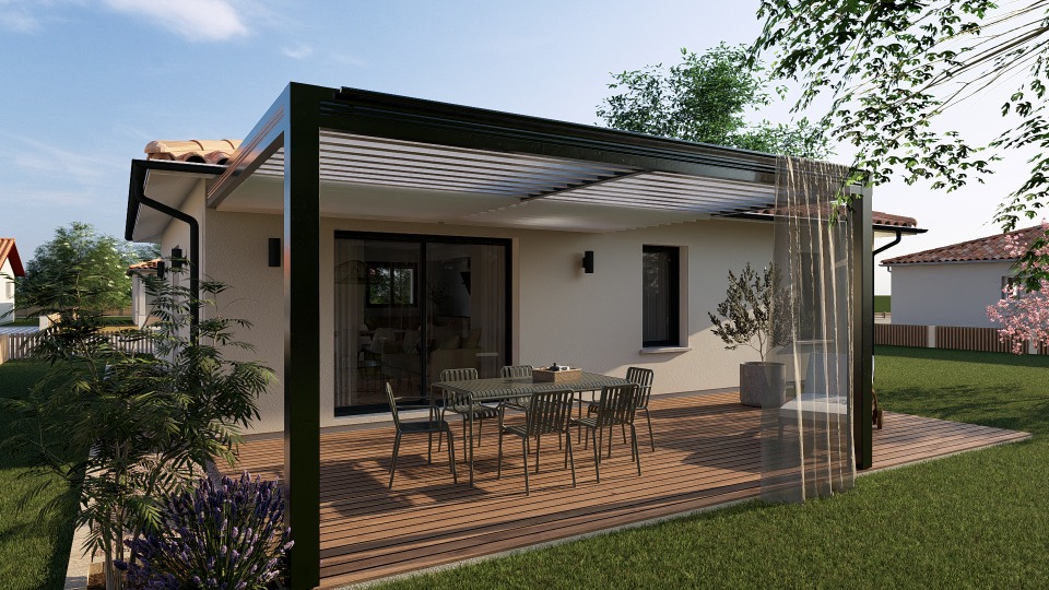 Maison &agrave; construire &agrave; Virelade (33720)