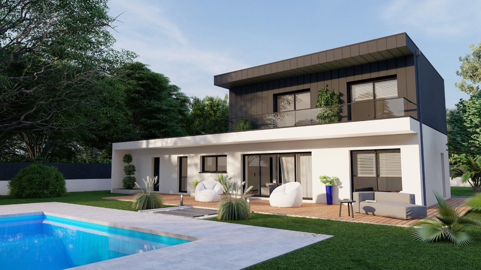Maison &agrave; construire &agrave; Martillac (33650)