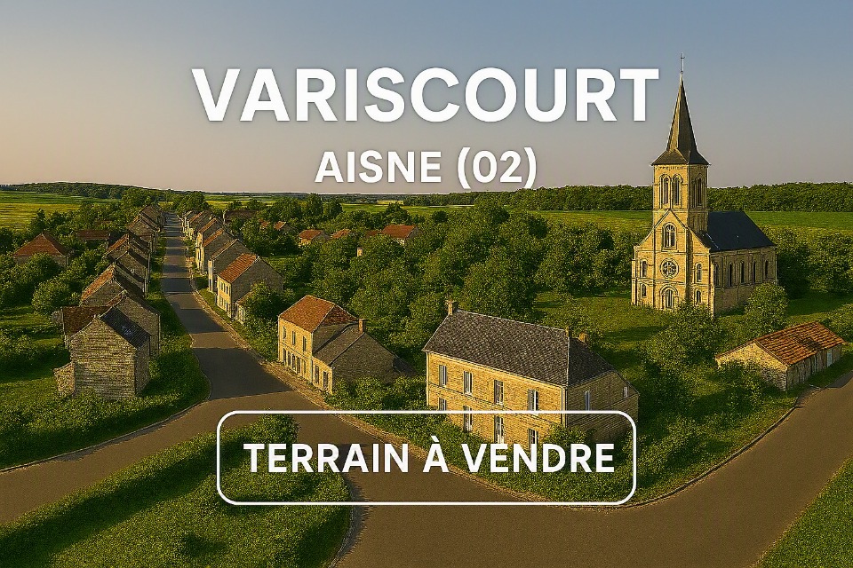 Terrain à bâtir à Variscourt (02190)