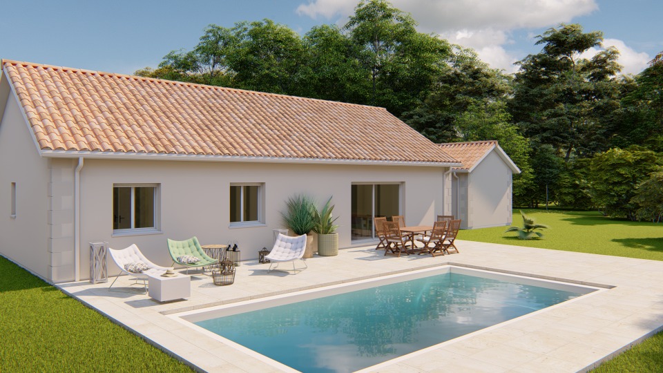 Maison neuve à Sainte-Nathalène (24200)