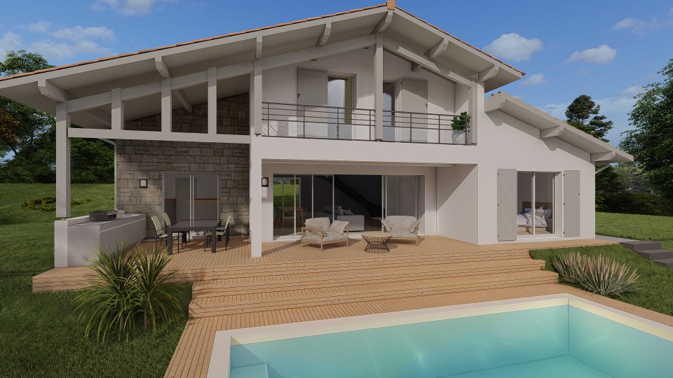 Maison neuve à Arbonne (64210)