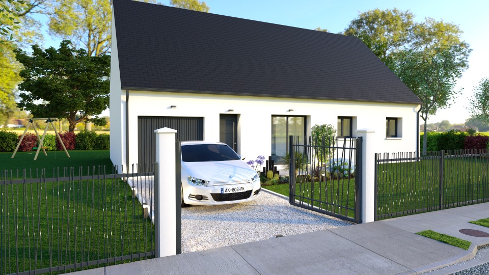 Maison à construire à Villedieu-sur-Indre (36320)