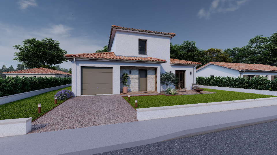 Maison neuve à Château-l'Évêque (24460)