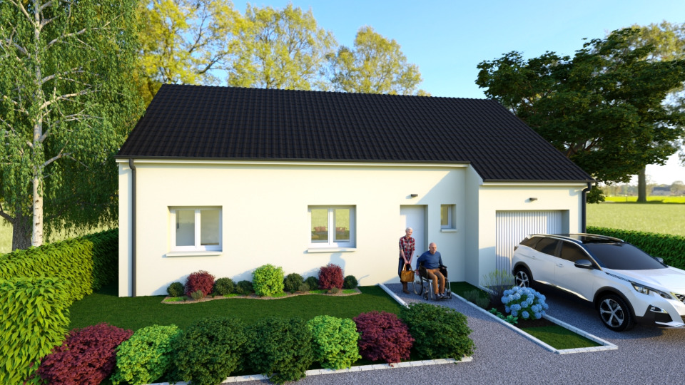 Maison à construire à Guécélard (72230)