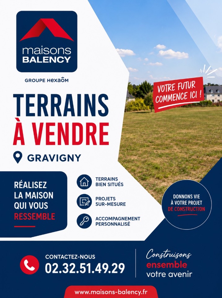 Terrain à bâtir à Saint-André-de-l'Eure (27220)