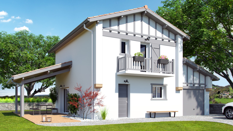 Maison neuve à Ahetze (64210)