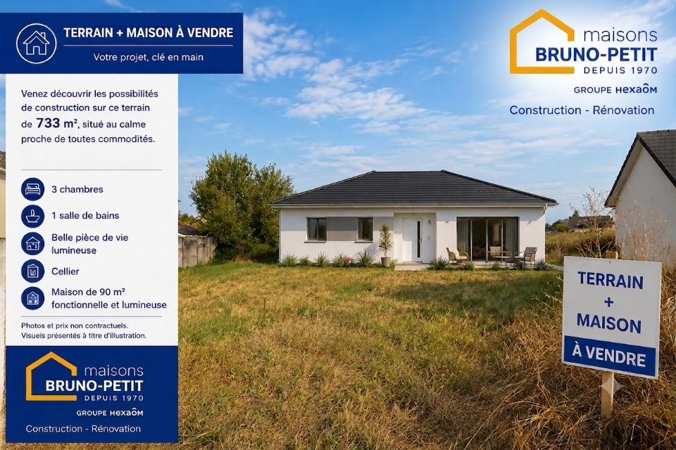 Maison &agrave; construire &agrave; Bordes (64510)