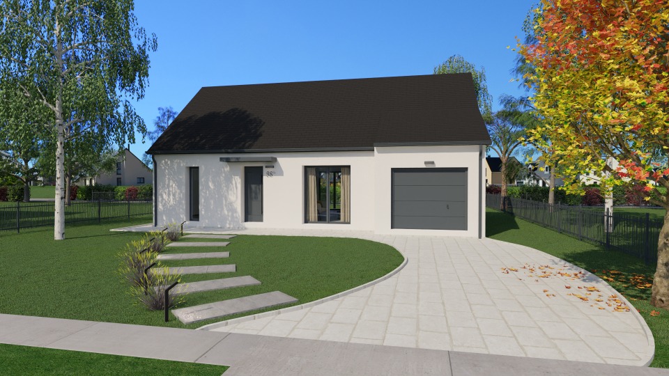Maison à construire à Charentilly (37390)