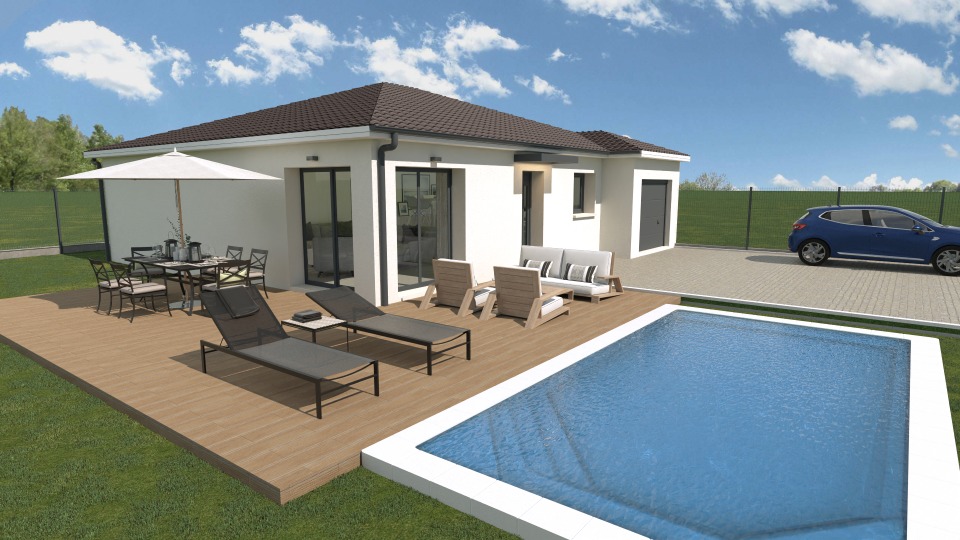 Maison à construire à Bâgé-la-Ville (01380)