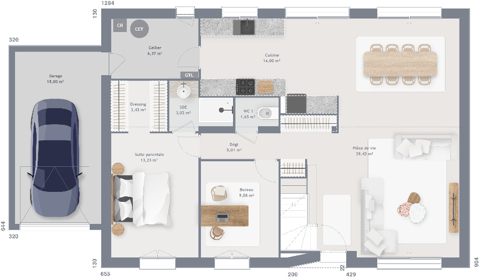 Maison à construire à Mauléon (79700)
