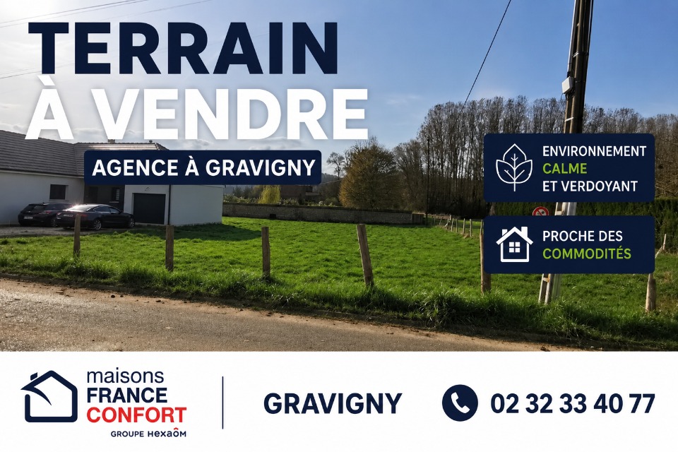 Terrain à bâtir à Tourneville (27930)