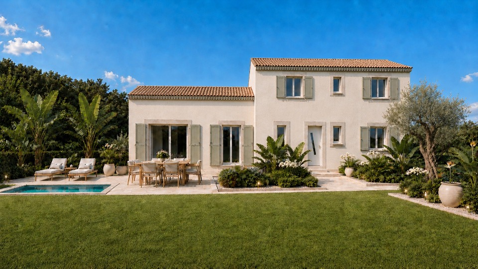 Maison neuve à Valbonne (06560)