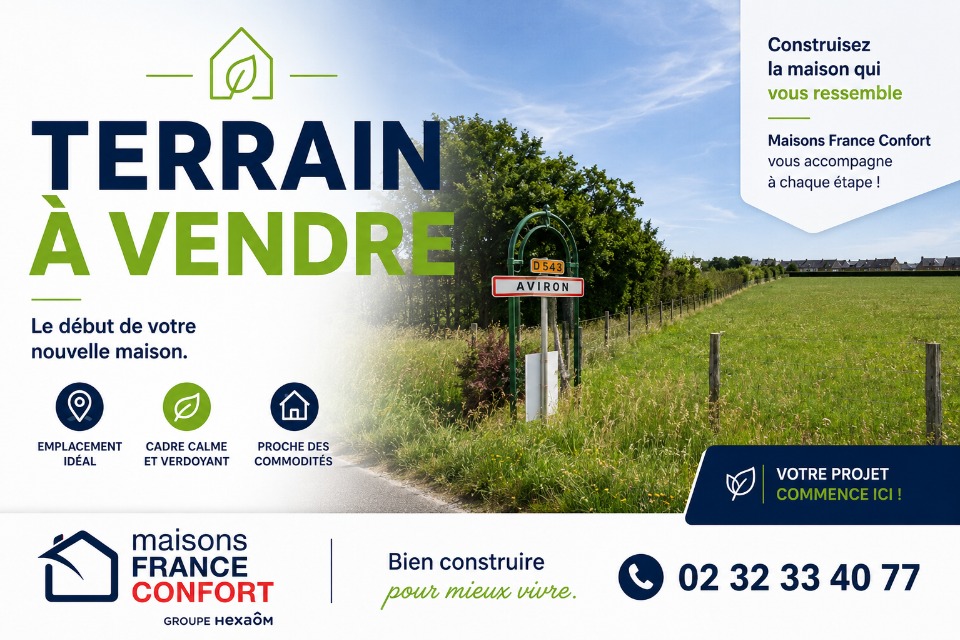 Terrain à bâtir à Aviron (27930)