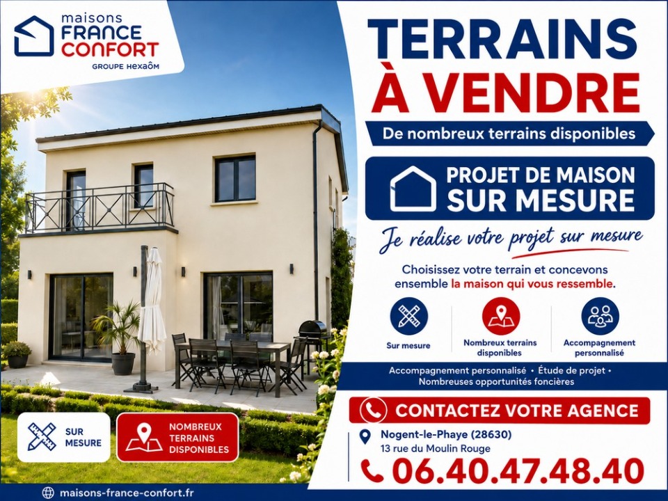 Terrain à bâtir à Saint-Symphorien-le-Château (28700)
