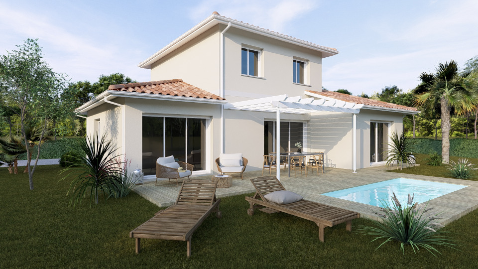 Maison neuve à Saint-Martin-de-Hinx (40390)