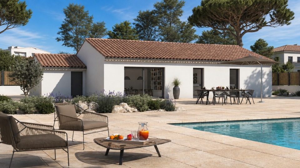 Maison à construire à Rochefort-du-Gard (30650)