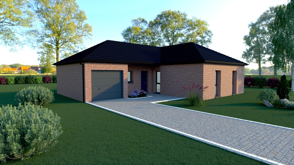 Maison à construire à Brebières (62117)